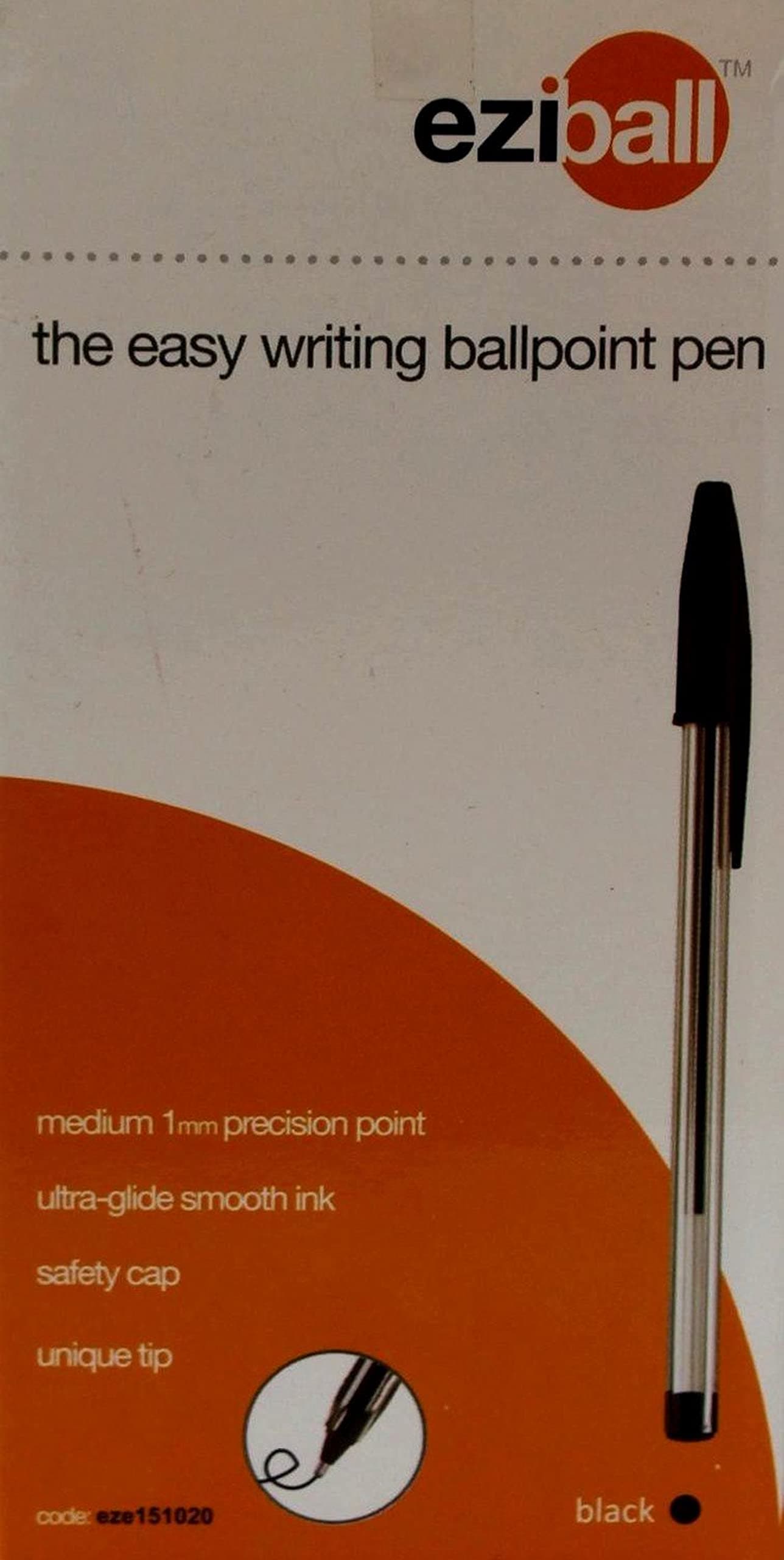 Ballpoint Pen Medium Black [Pack 50]