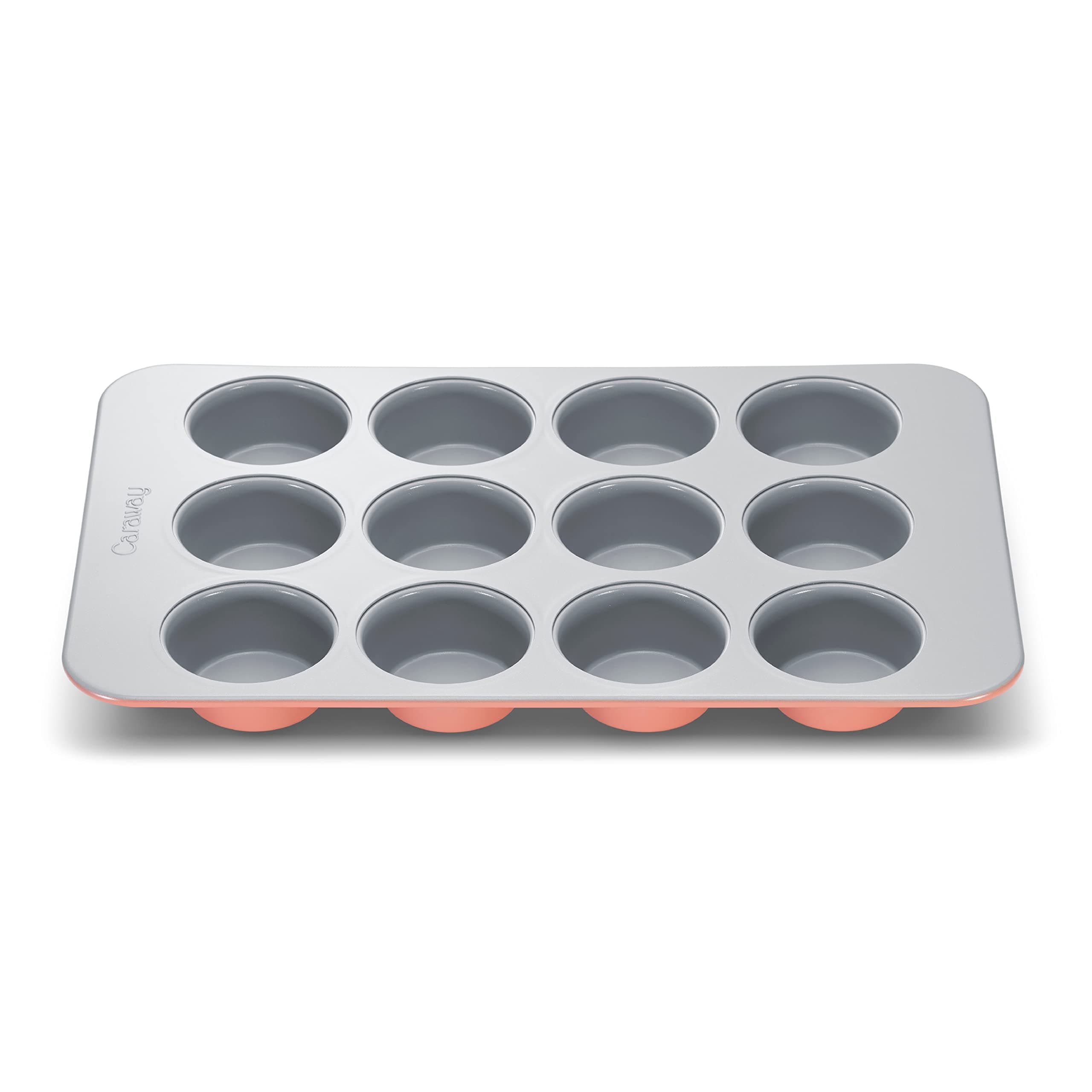 Non-Stick Ceramic 12-Cup Muffin Pan - Naturally Slick Ceramic Coating - Non-Toxic, PTFE & PFOA Free - Perfect for Cupcakes, Muffins, and More - Perracotta