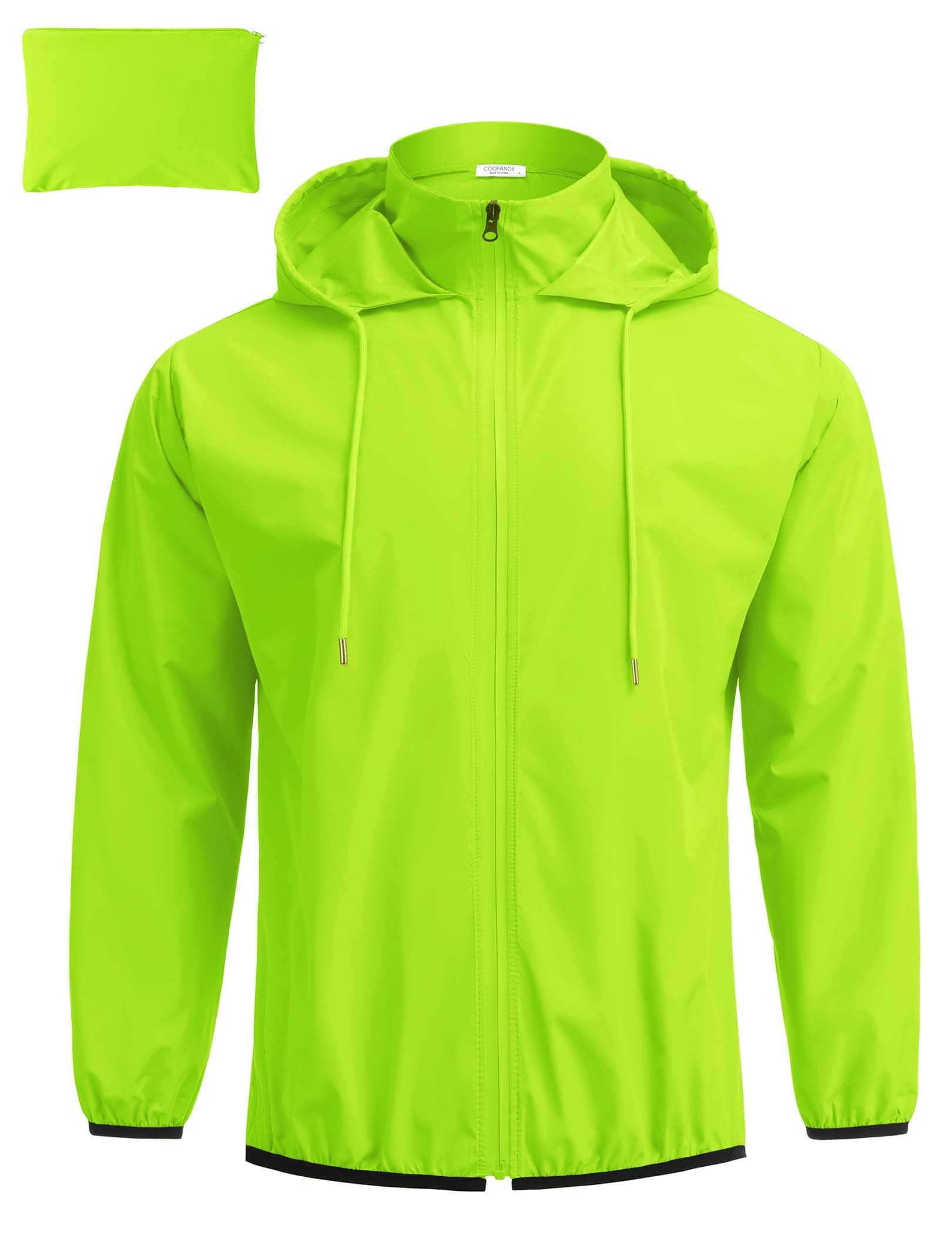 COOFANDY Men Raincoat Raincoat