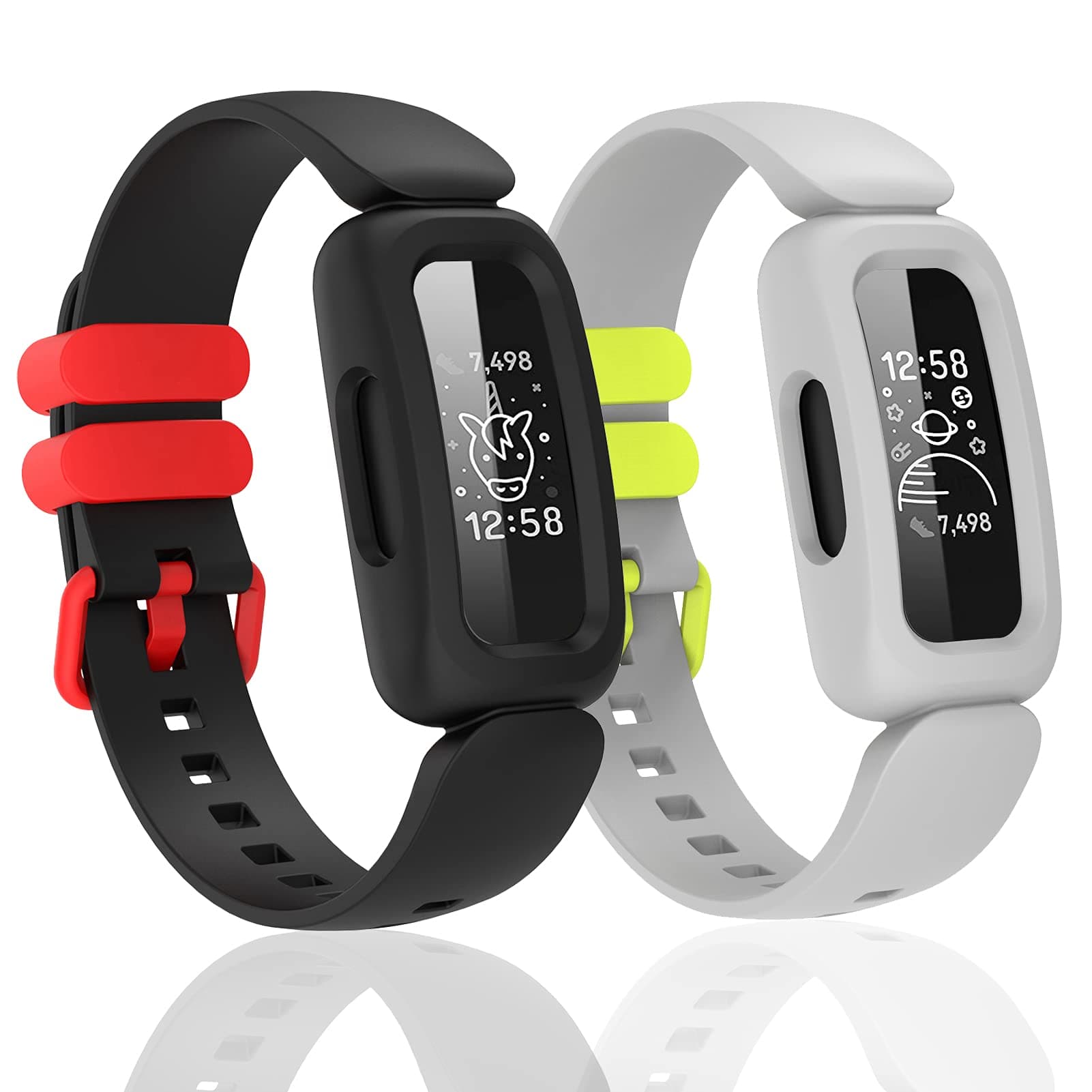 VEAQEE Silicone Bands Compatible with Fitbit Ace 3, Waterproof Soft Replacement Bands for Kids Boys Girls Bracelet Accessories Sports Band for Fitbit Ace 3 Activity Tracker