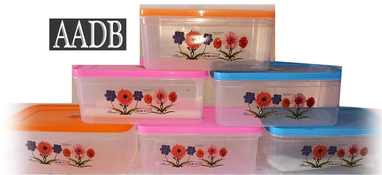 Bharat Sales AADB Bread Box Container (Big) Color (MDay Very) (Set of 6 PCs)
