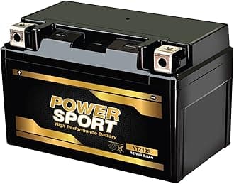YTZ10S AGM Motorcycle 12V Battery - 8.6Ah, 220 CCA Powersports Batteries for CBR1000RA, Vulcan 650 S, YFM35R Raptor ATV, Maxam 2013 Scooter, OEM Fit Replacement