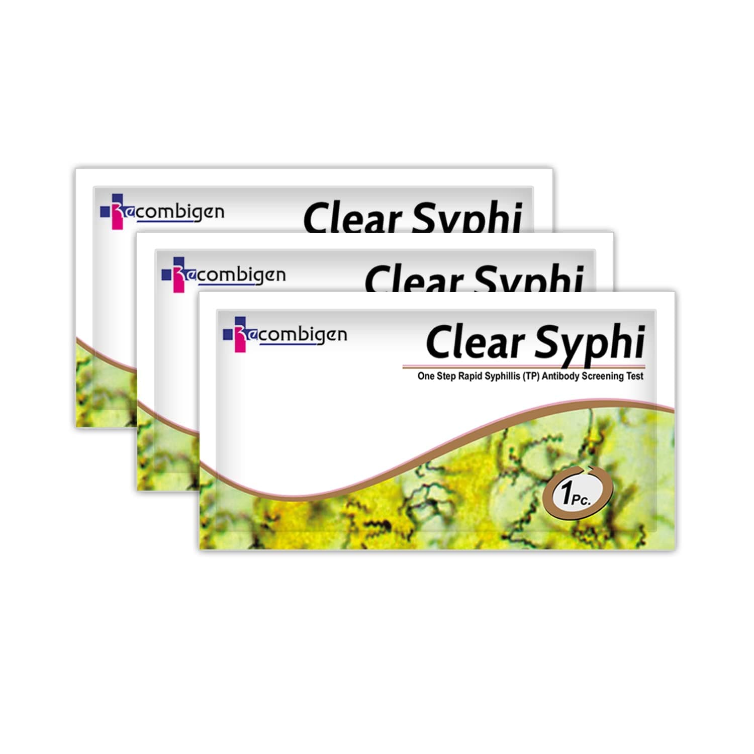 Recombigen Syphilis Test Kit (Serum), Antigen Rapid Test Kit | 3 Test Per Pack |