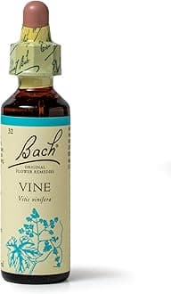 – Bach Original Flower Remedies Vine, Live & Let Live, Motivate & Inspire, Emotional Wellness, Natural Flower Essence, 20ml