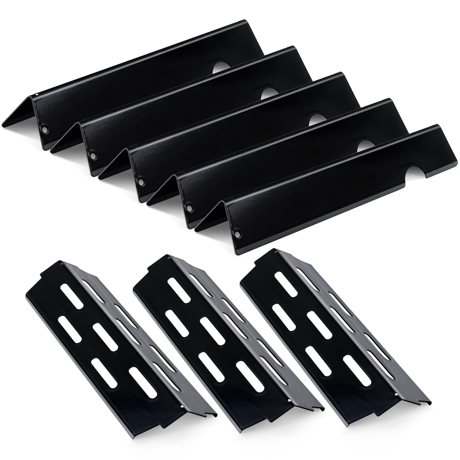 Flavorizer Bars and Heat Deflectors Replacement for Weber Genesis II (3+5 Genesis II)