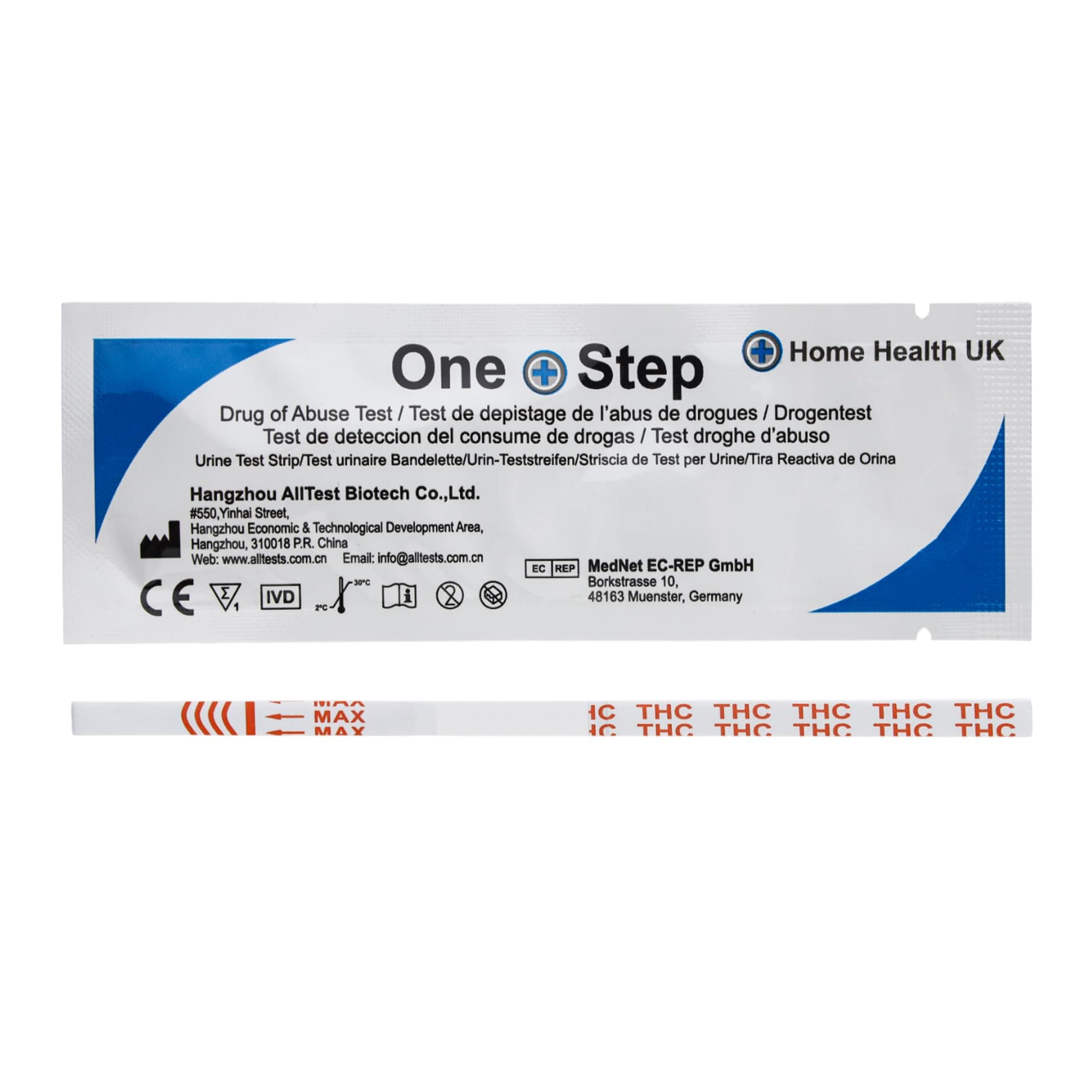 Cannabis Testing Kits THC Drug Test Marijuana Urine Strips 20ng (5 Tests)