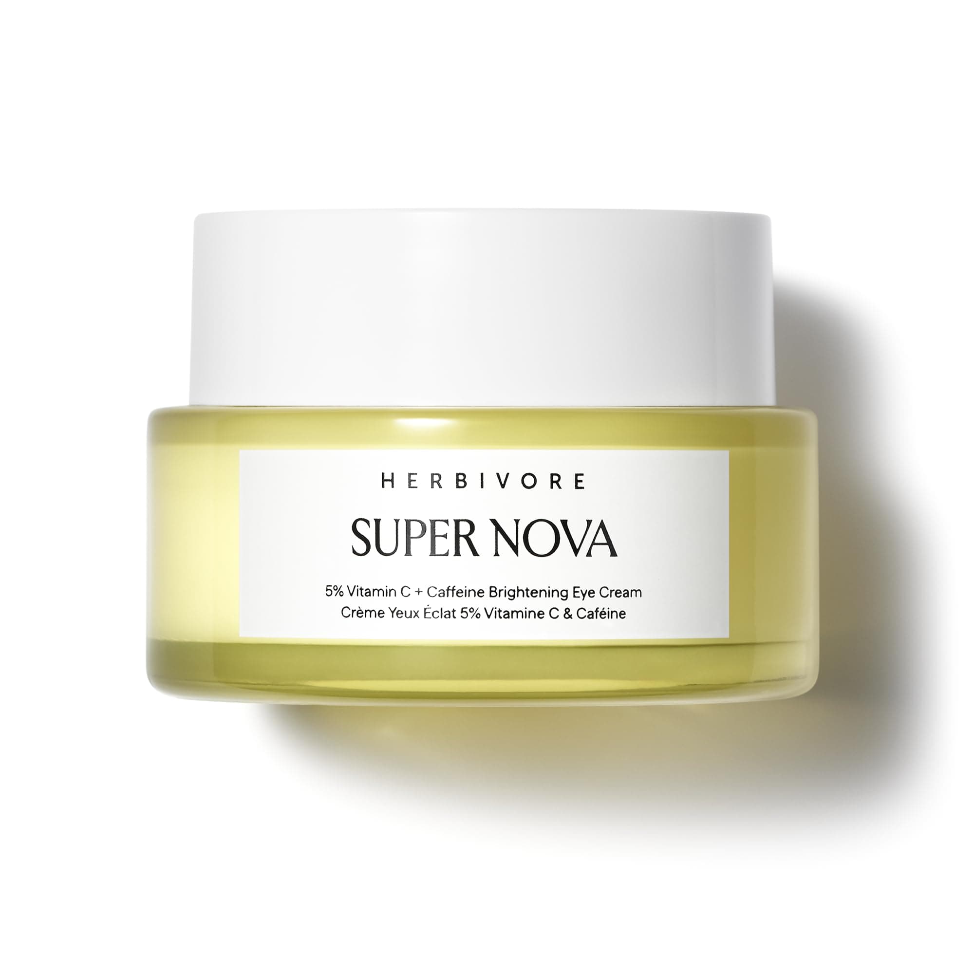 Super Nova Eye Cream – 5% THD Vitamin C & Caffeine, Reduces Dark Circles & Puffiness, Brightens Eyes, Plant-based, Vegan, Cruelty-free, 15mL / 0.5 oz