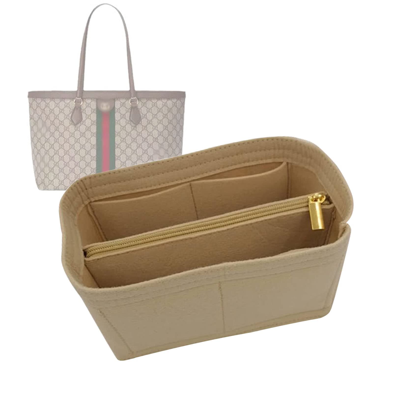 Purorganizer is used for ophidia medium tote bag lining storage bag insert3010khaki-B
