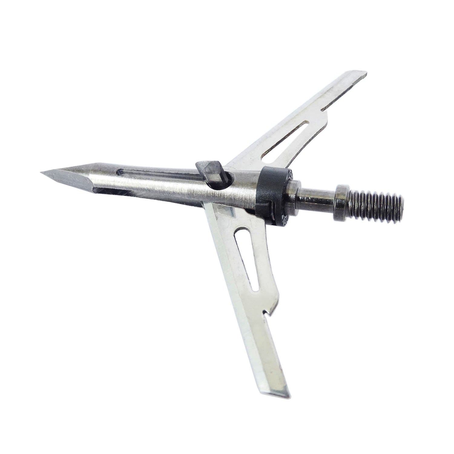 Maxone 100 Grain Archery Broadheads 2 Blade Mechanical Arrowheads for Bow Hunting,3 Pack