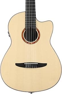 Yamaha NCX5 NT Cutaway Acoustic-Electric Nylon-String Classical Guitar With Reinforced Carrying Bag , Natural