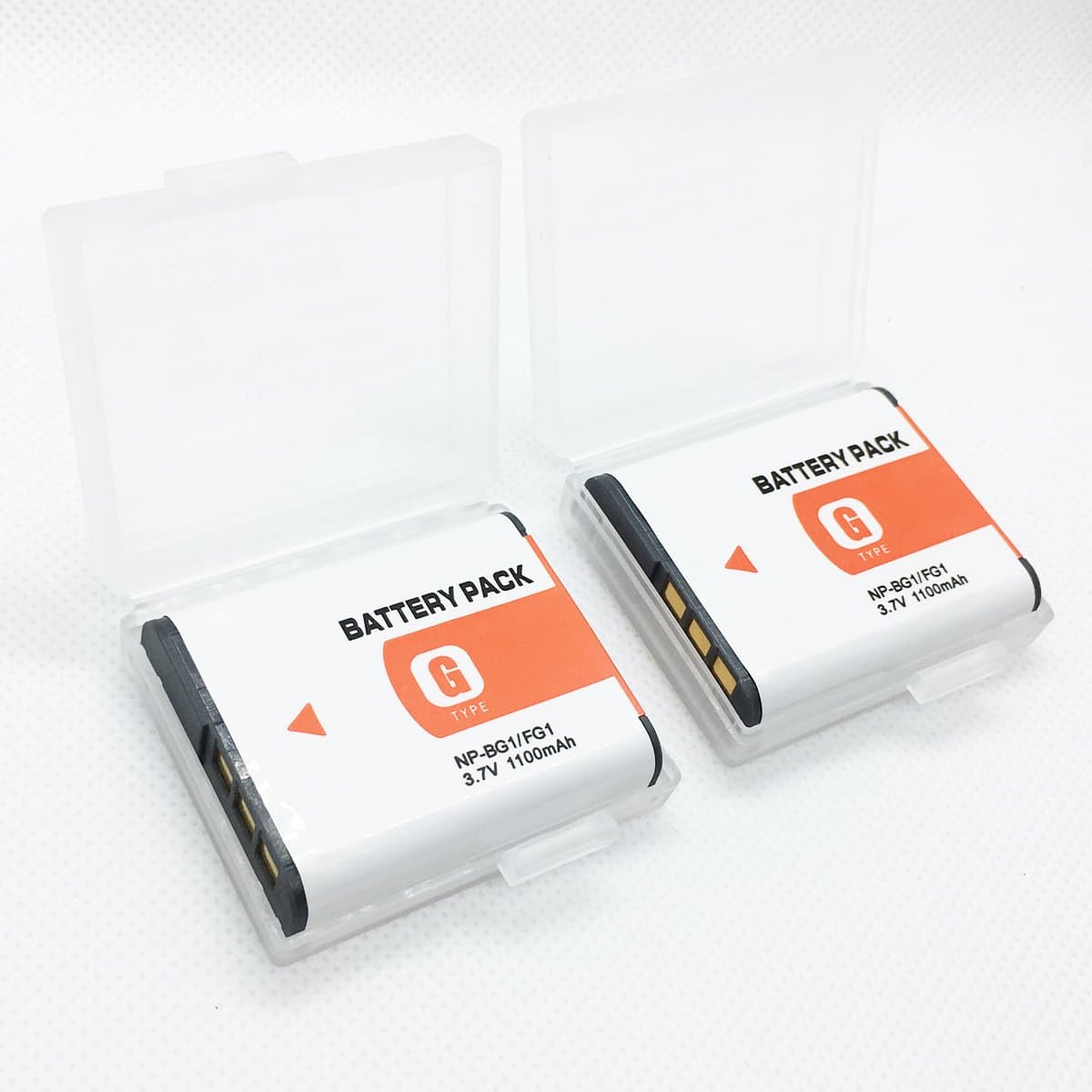 Rechargeable Li-ion Battery (2-Pack) for Sony NP-BG1 NP-FG1 Lithium Ion Rechargeable Battery