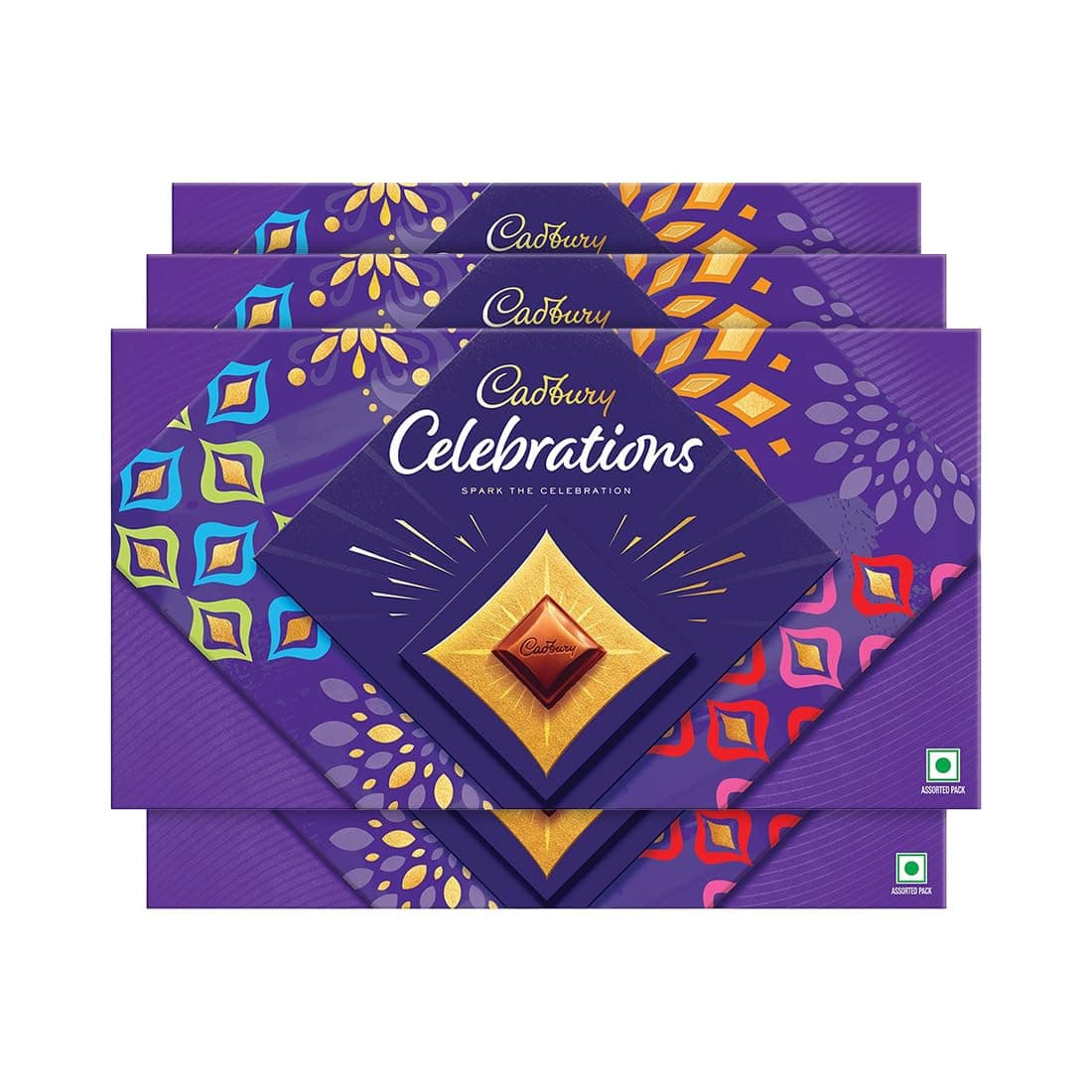 Cadbury Celebrations Assorted Chocolate Gift Pack, 141.68 g (Pack of 4)
