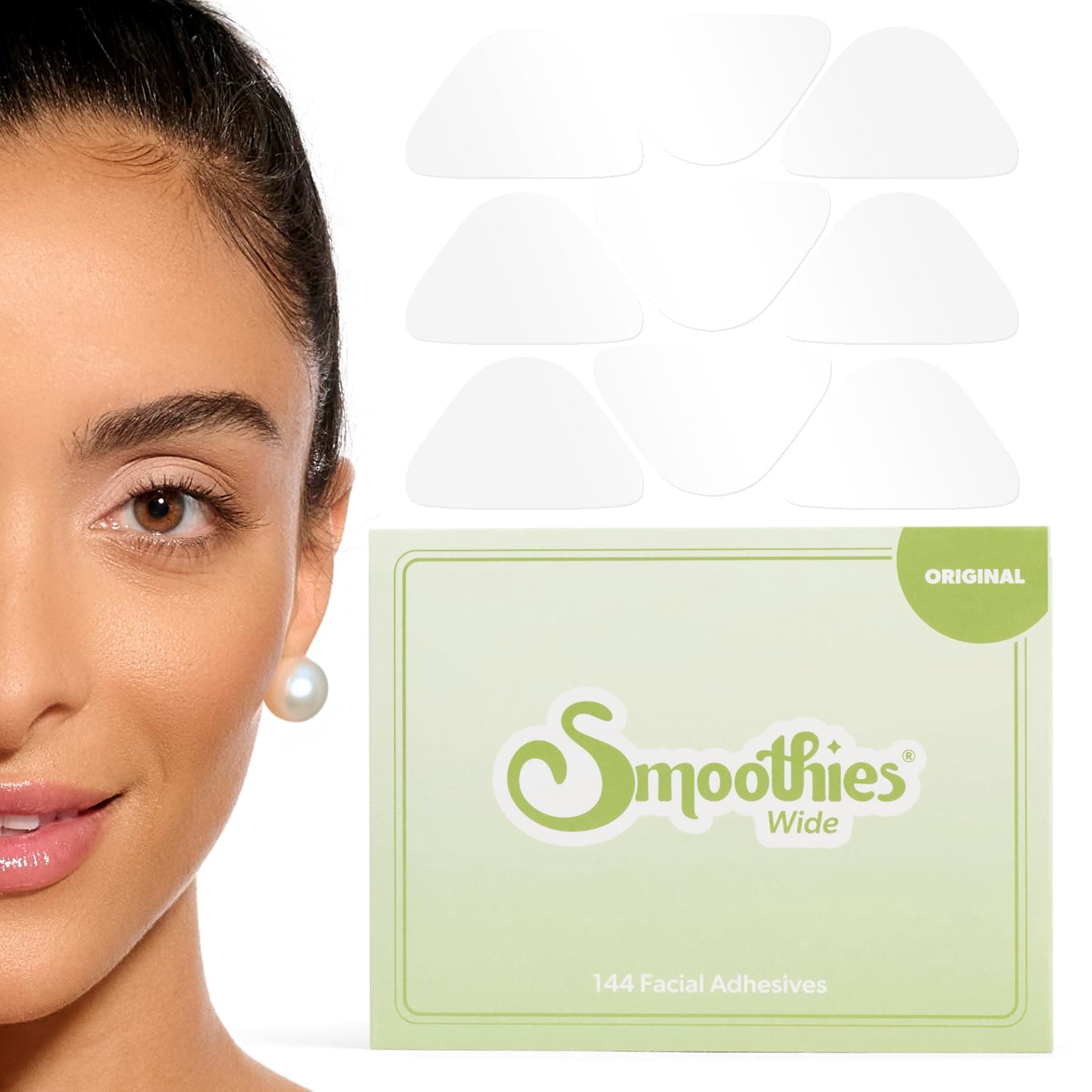 Smoothies (Wide (triangle)) - Facial Wide Triangles Wrinkle Remover Strips