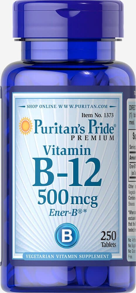 Puritan's PrideVitamin B-12 500 mcg-250 Tablets