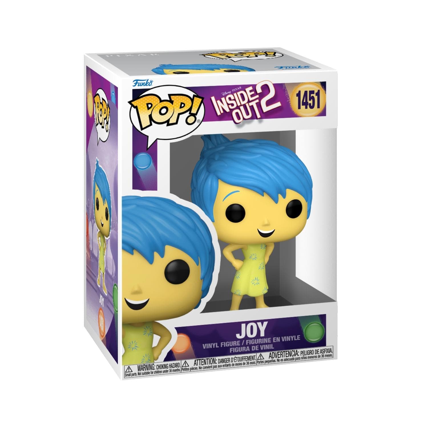 Funko POP! Disney: Inside Out 2- Joy - Collectable Vinyl Figure - Gift Idea - Official Merchandise - for Kids & Adults - Movies Fans - Model Figure for Collectors and Display