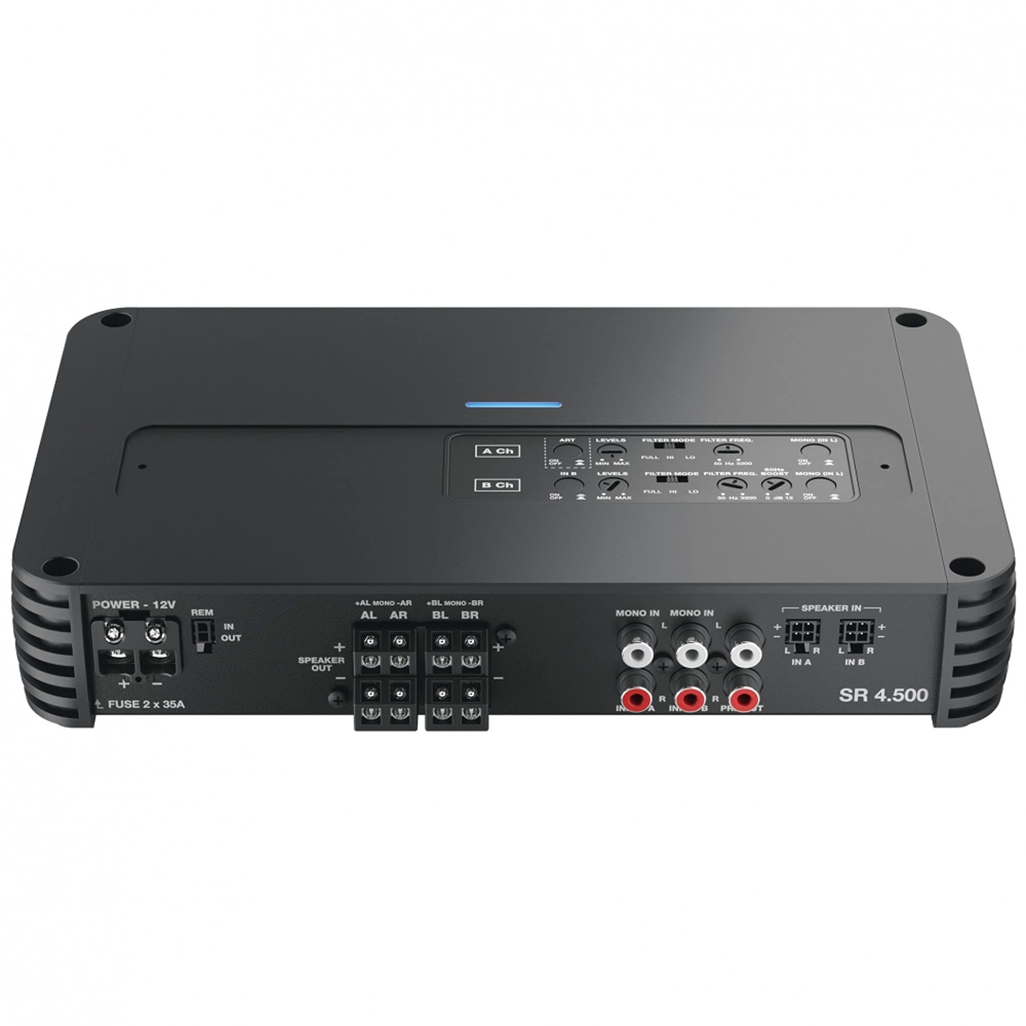 Class D Audison SR 4500 900W 4 Channel Amplifier with Bass Amplifier