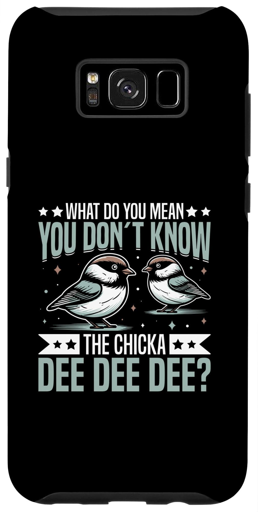 Galaxy S8+ Chickadee Chick Birding Birder Stuffed Animal Chickadee Case