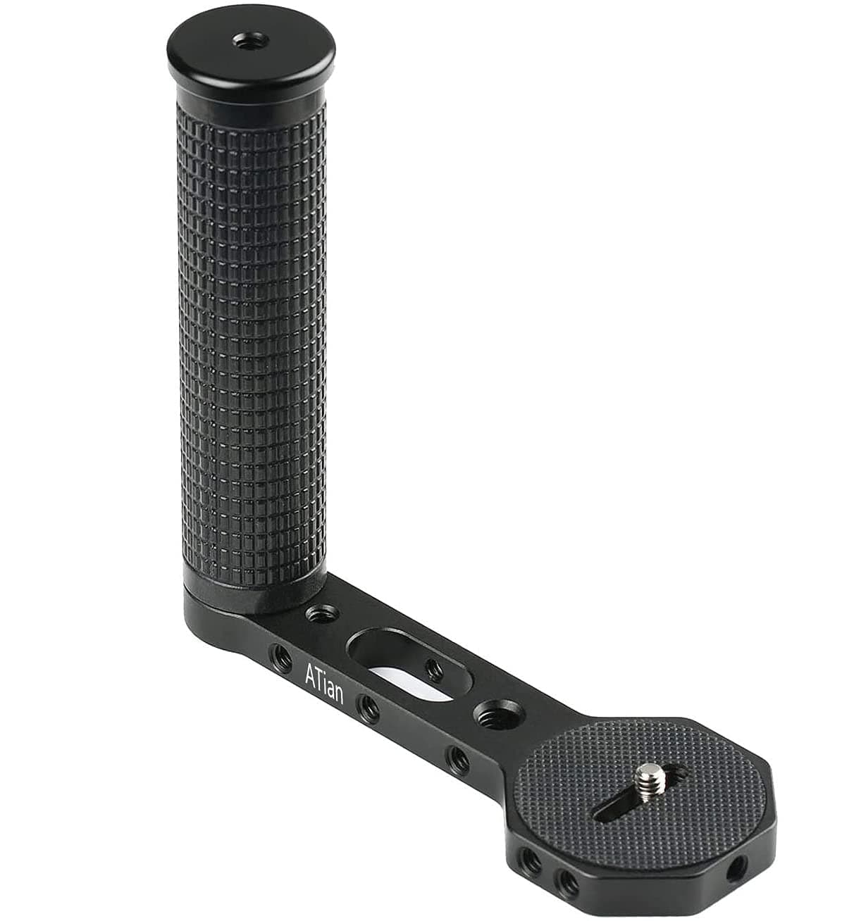 ATian Universal Aluminum Alloy Left Side Handle for DJI Ronin S and Zhiyun Crane V2, Crane 2, etc. Gimbal Stabilizer for a External Monitor, Microphone or LED Light, etc.…