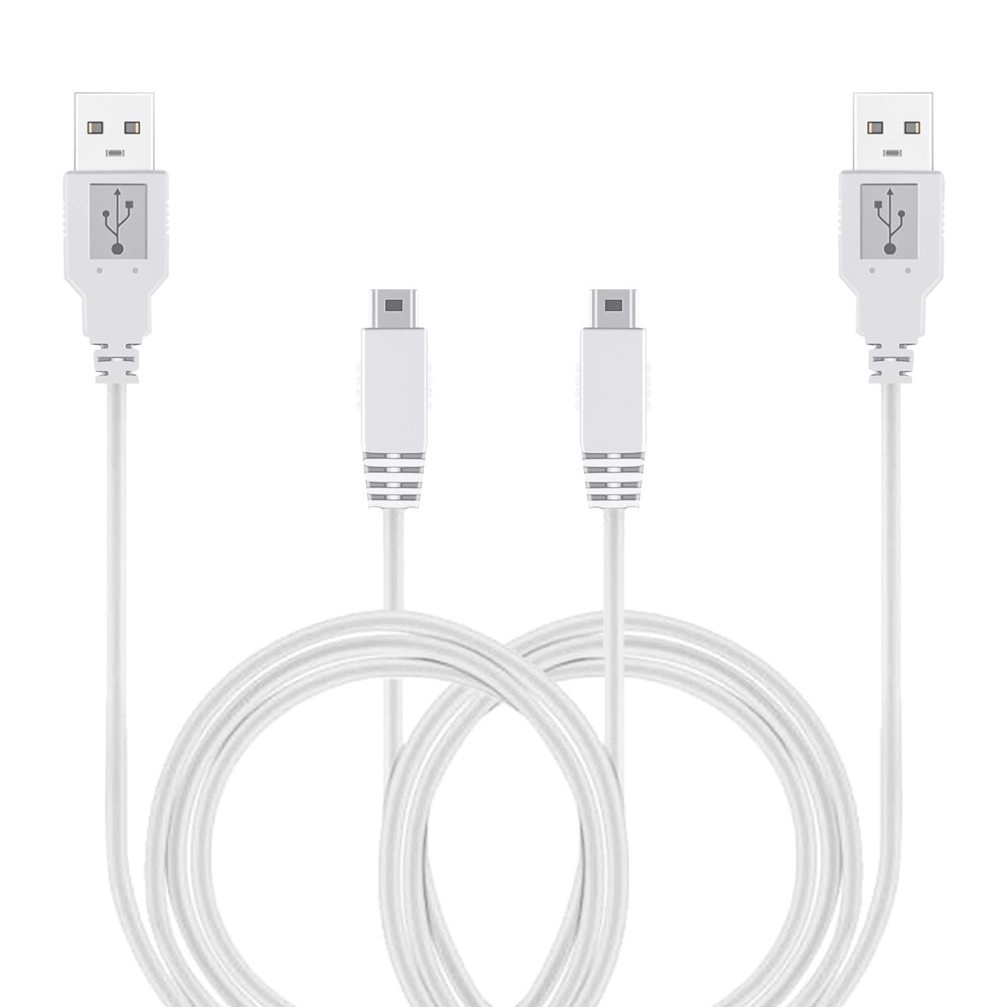 2Pack 10FT Charger Cable for Wii U Gamepad, AC Power Adapter Charger Cord for Nintendo Wii U Gamepad Remote Controller