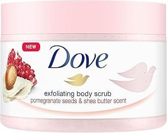 Exfoliating Body Polish Scrub, Pomegranate & Shea Butter, with ¼ moisturising cream, 225ml