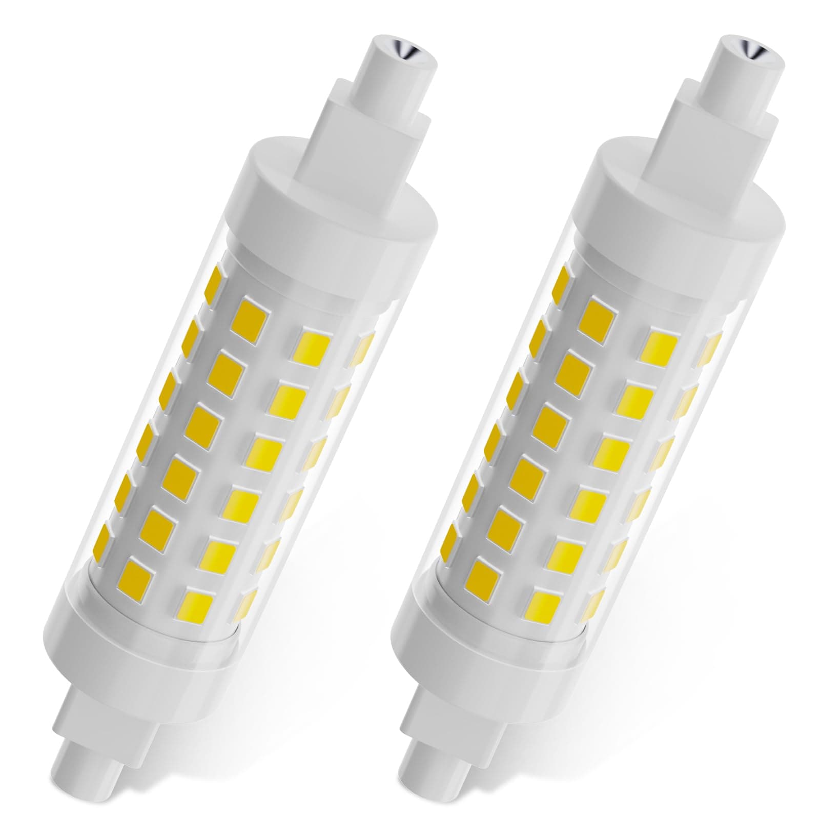 R7S LED Bulb 78mm Dimmable 120V 100W T3 J Type Halogen Bulb Equivalent,Natural White 4000K,Long Lasting Double Ended Floodlight Bulbs for Work,Security,Landscape Lights,Floor Lamps,2 Pack