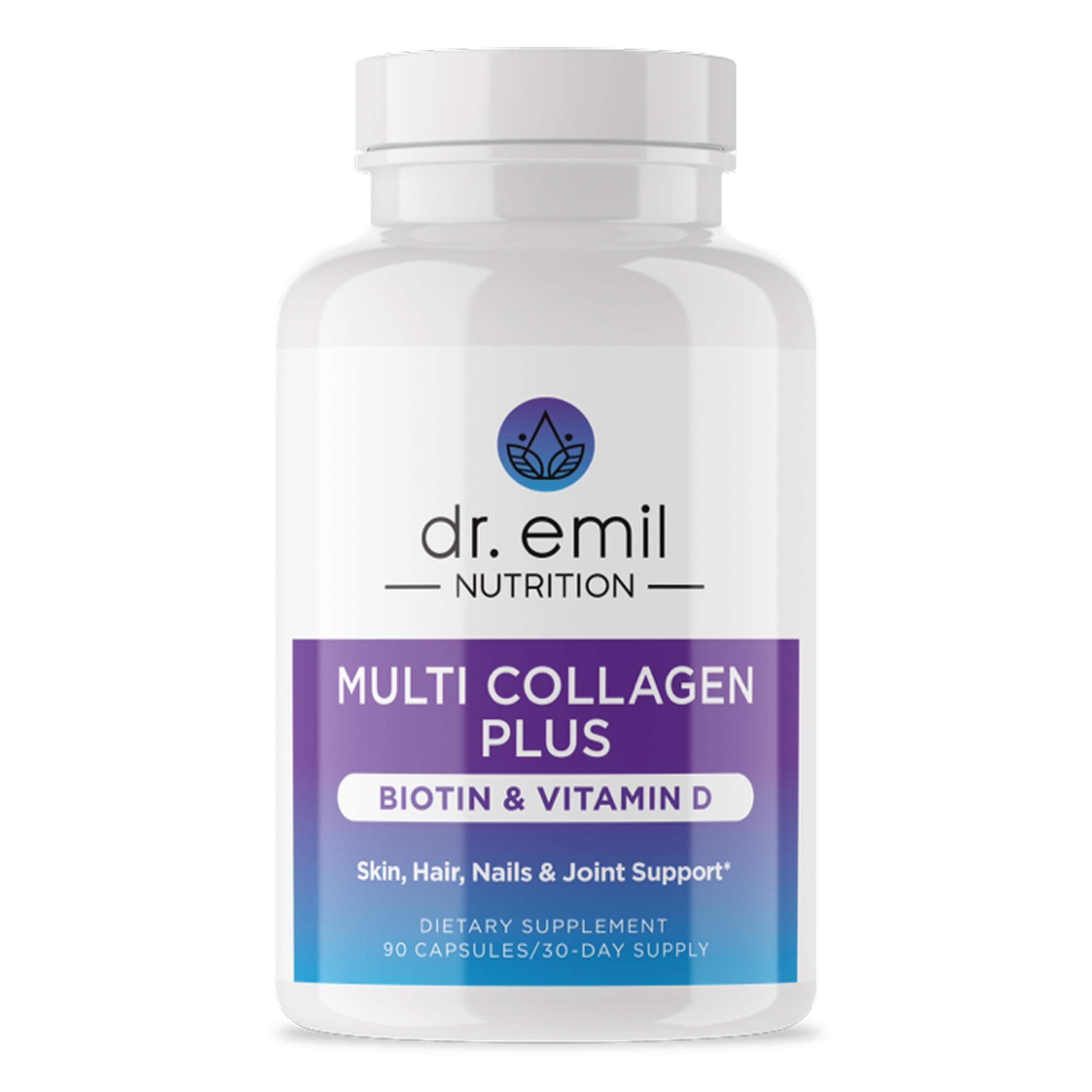 Multi Collagen Peptides Plus Biotin and Vitamin D - Biotin and Collagen Supplements for Hair Skin and Nails - Biotin Pills for Hair Growth