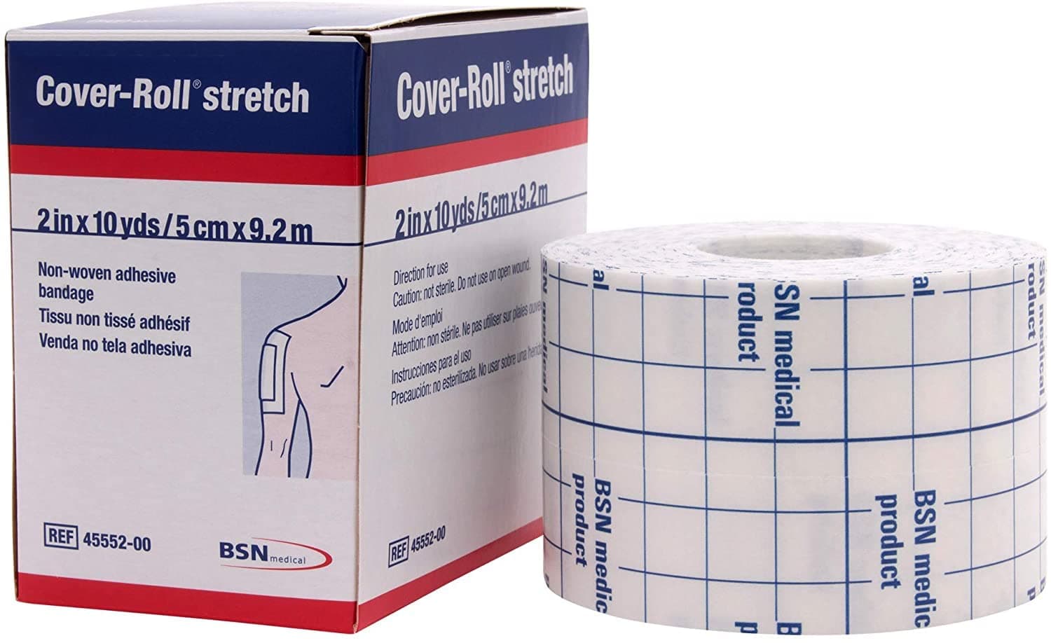 Cover-Roll Stretch Nonwoven Compression Bandage 2" x 10 yd Qty: 1