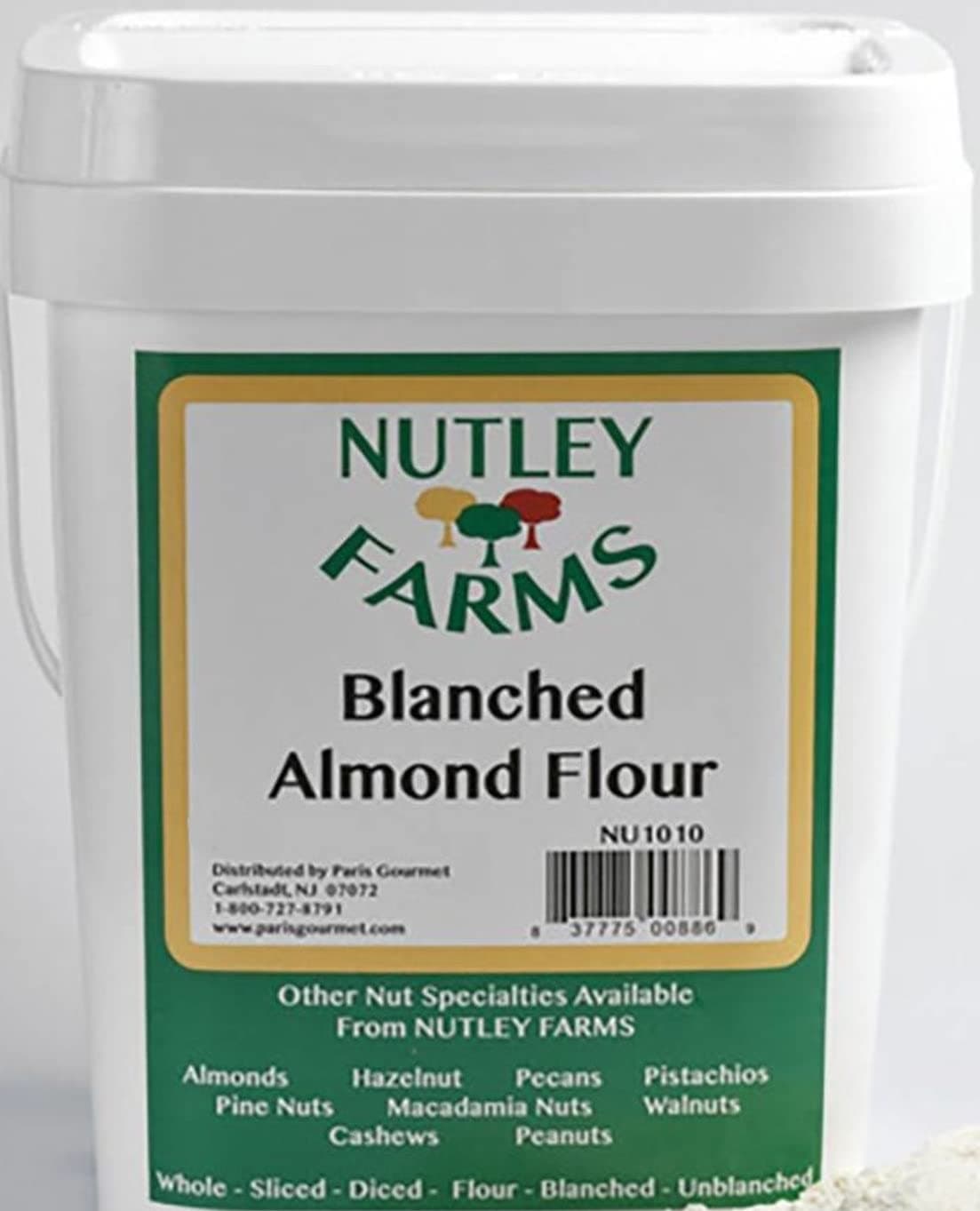Almond Flour Extra Fine Blanched from Spain X-Fine Nutley Farms 25 pound tub for Gluten Free Baking