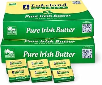 Lakeland Irish Butter Portions 2 x 150 Individual Foil Wrapped Portions from GREAT BRITISH TRADING LIMITED