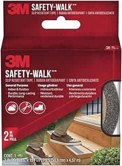 3M Safety-Walk Outdoor Tread, Black, 2-Inch by-180-Inch