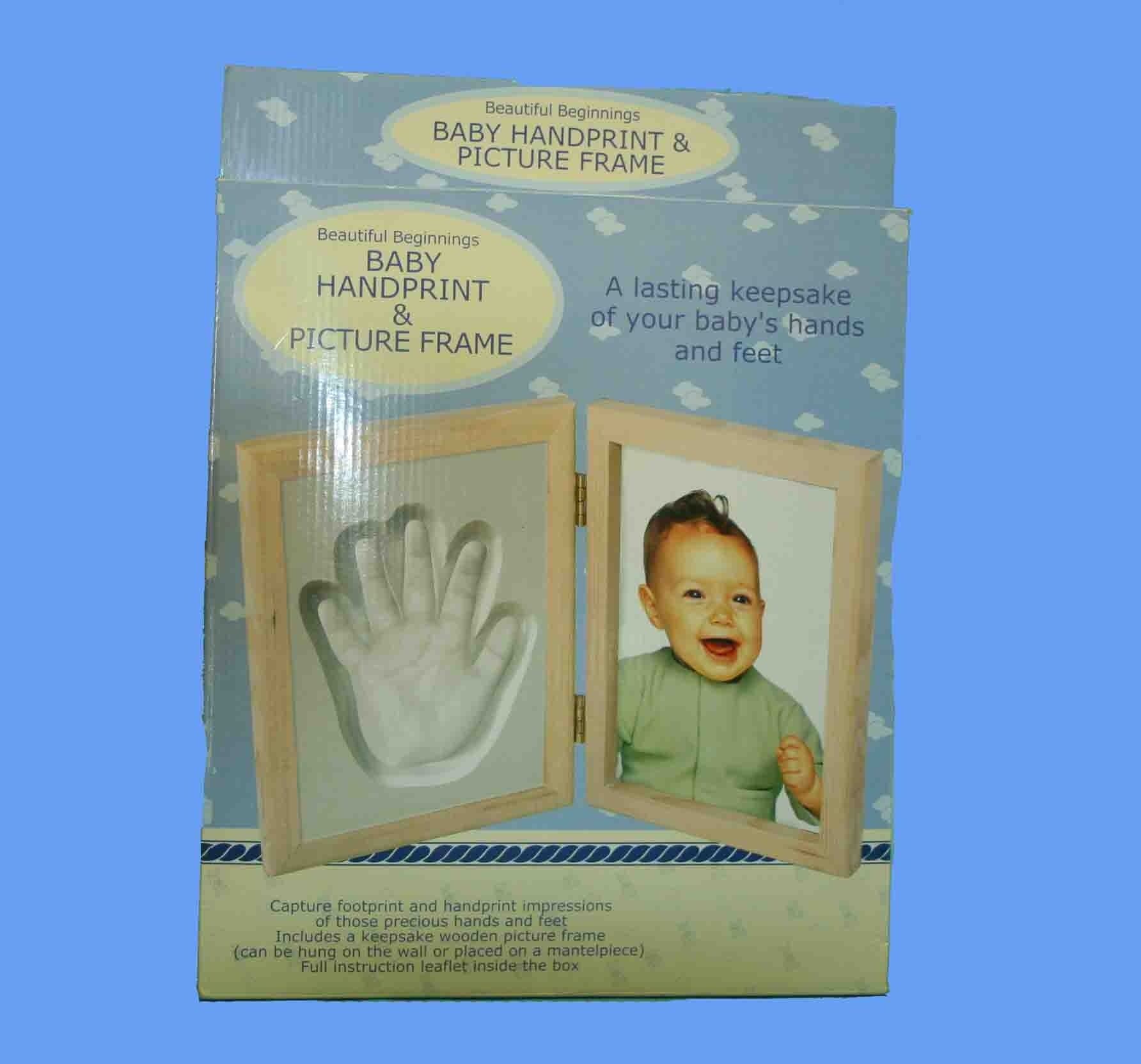 Baby Handprint And Picture Frame