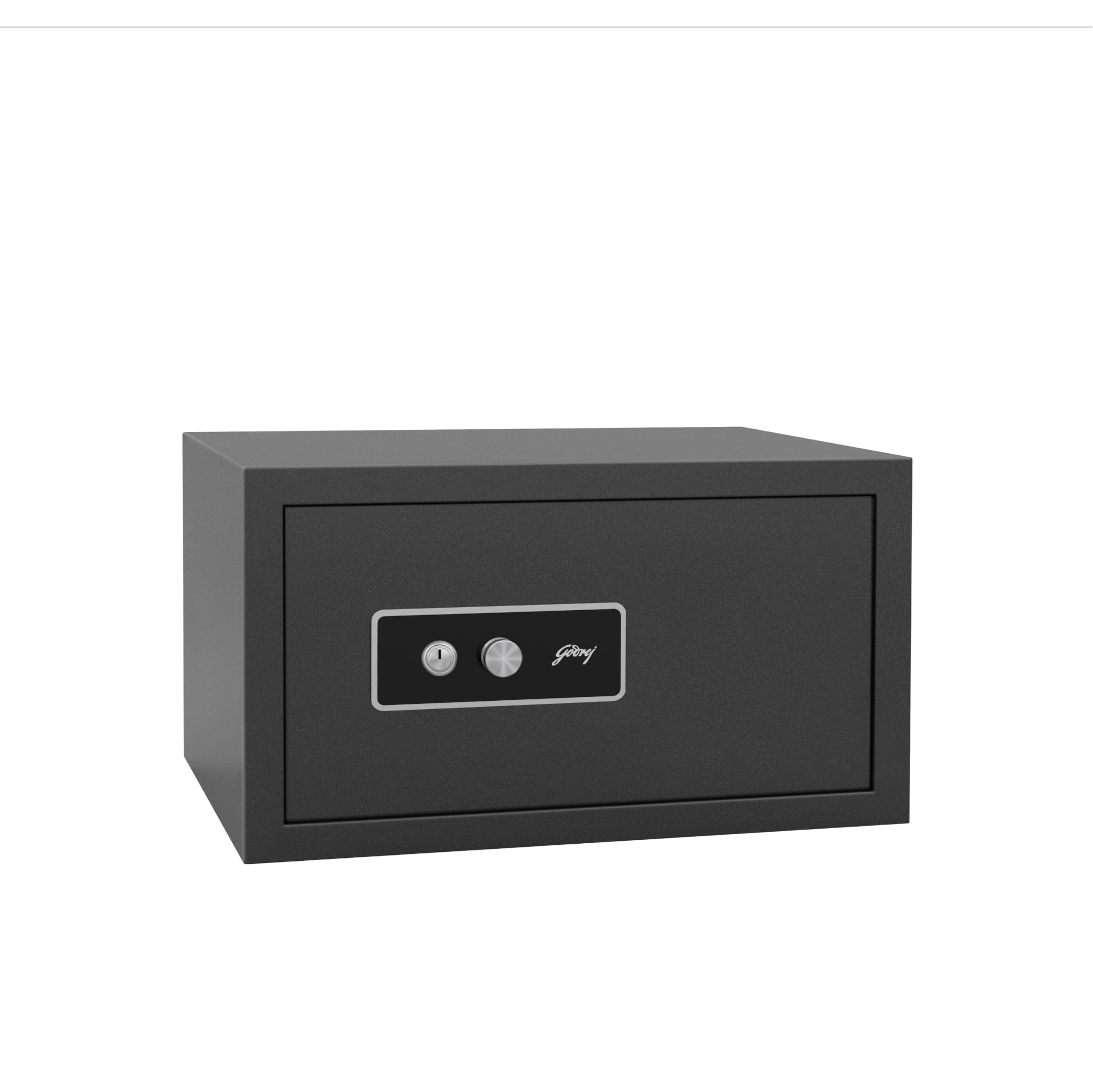 Godrej Security Solutions NX Pro 33 litres Keylock Safe Locker | Twin Solid Steel Shooting Bolt, Shock Proof, Advanced Key Lock for Home & Offices (Ebony, 46171591SD00701)