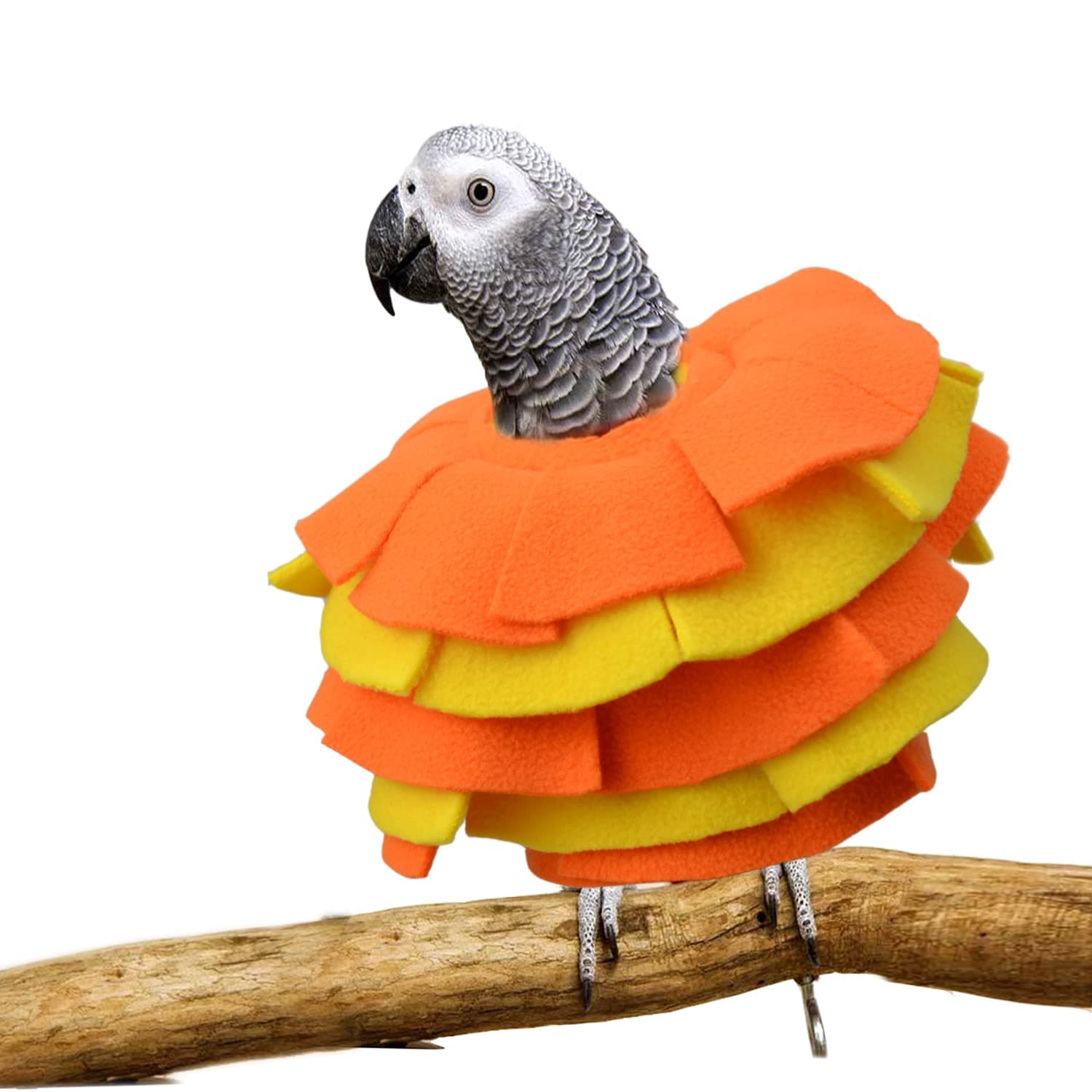 Bird Collar for Congo African Grey Parrots Feather Plucking Parrot Anti Bite Collar Full Body Shield