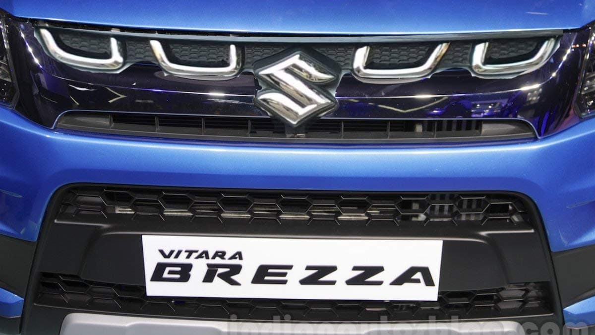 CAR SAAZ (U) Style Front Chrome Grill Compatible with Vitara Brezza Type 1(2016-2019)