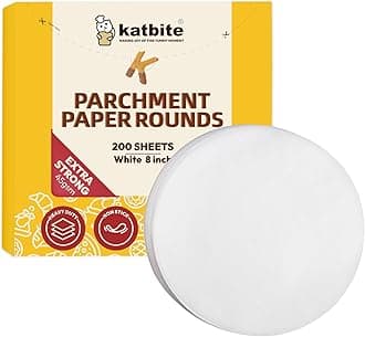katbite Parchment Rounds-200 8 Inch Cake Pan liners 4″5″6″9″10″12″ Round Parchment Paper Available