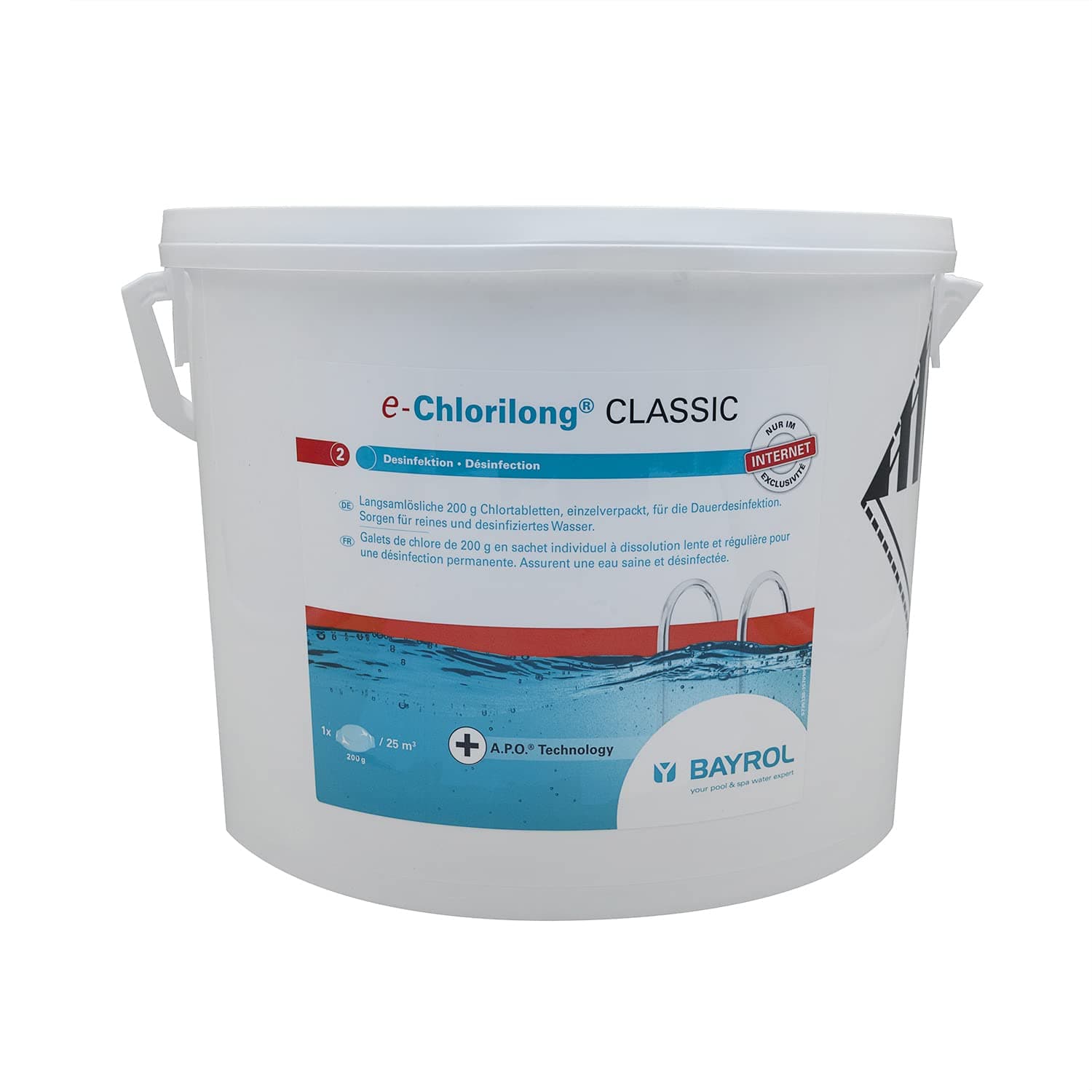 BayrolChlorilong Classic Slow Dissolving Chlorine Tablets – 10 kg