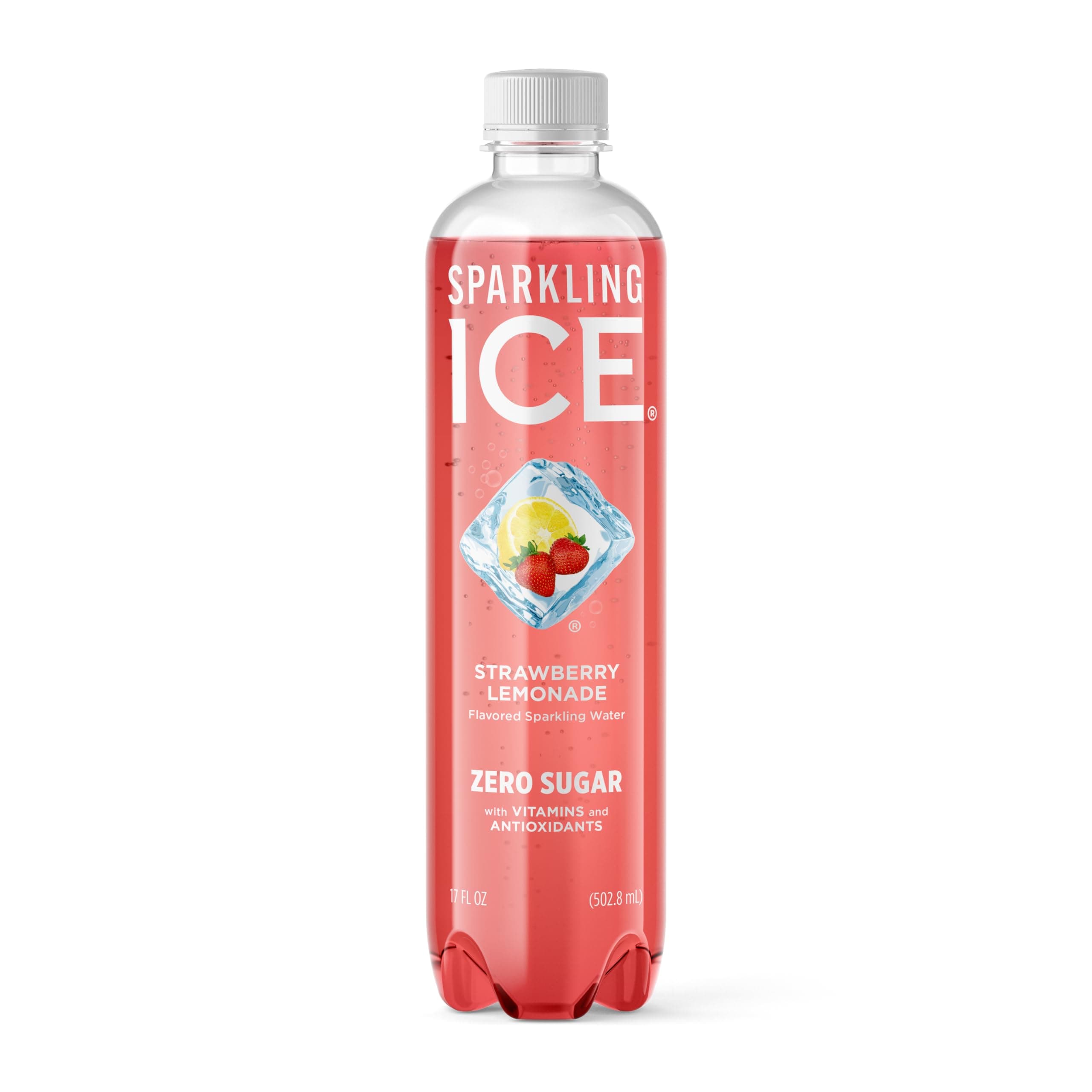 Sparkling Ice Strawberry Lemonade, 17 oz
