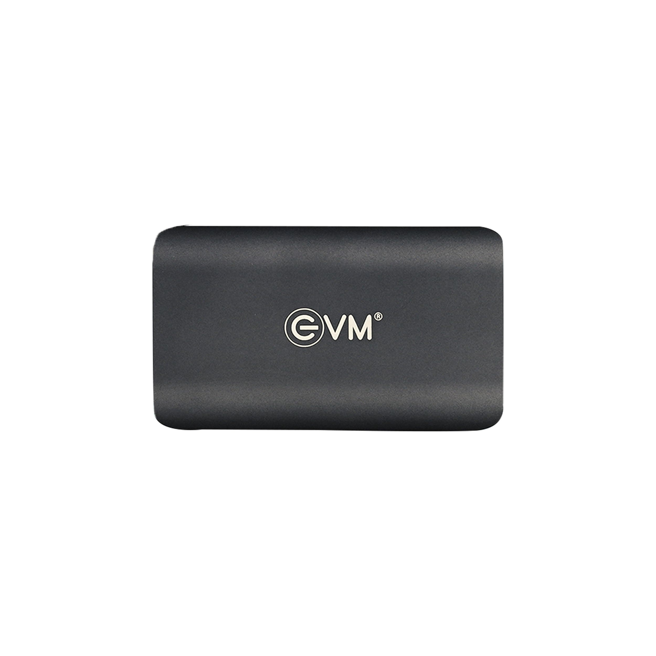 EVM EnSave External SSD 256GB - Smallest Portable SSD - 550 Mb/s Read & 500 Mb/s Write - USB 3.1 Gen 2 Type C - 10 Years Warranty (EPSSD/256GB)
