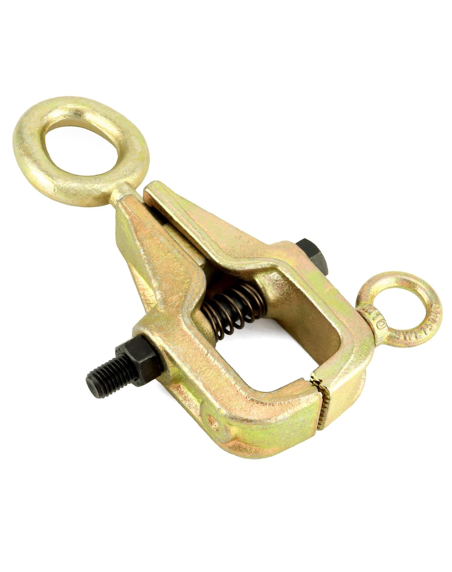 QWORK 5 Ton Auto Body Repair Pull Clamp, 2 Way Self Tightening Frame Pull Clamp for Car Vehicle Body Repair