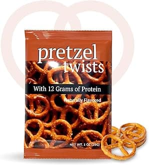 NutriWise – Pretzel Protein Twists | 7/Bags | Weight Loss, Diet, Keto Friendly, Hunger Control, Healthy Snack | Low Fat, Low Carb, Low Calorie