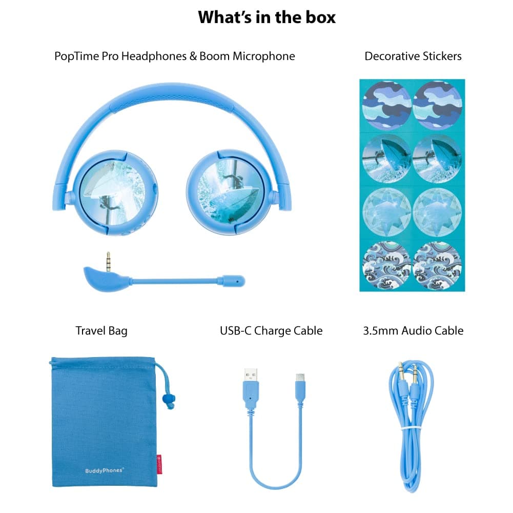 Fire HD 10 Kids Pro Tablet (32GB, Nebula) Travel Bundle with Sleeve and Headset