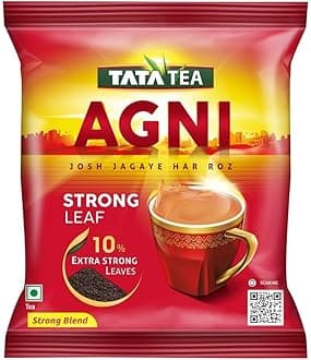 Tata Tea Agni | Strong chai With 10% Extra Strong Leaves | Black Tea | 250g