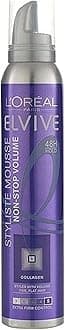 L'Oreal Elvive Styliste Non-Stop Volume 48H Hold Mousse 200Ml