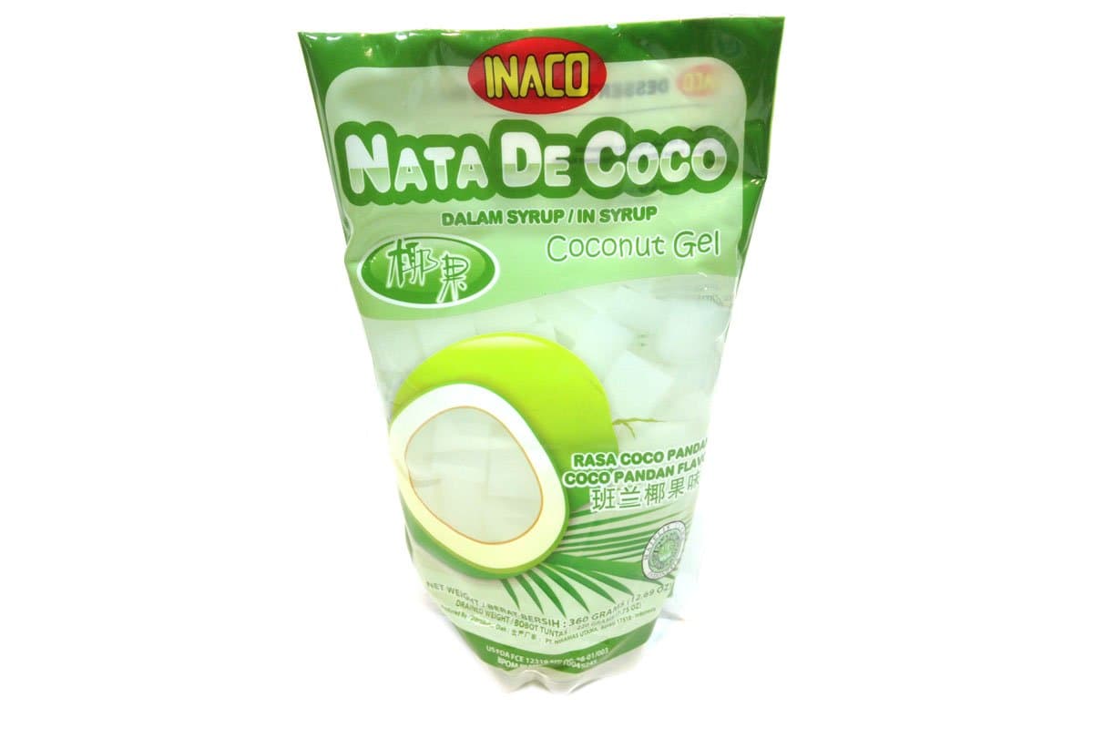 Nata De Coco in Syrup (Coco Pandan Flavor) - 12.69oz (Pack of 3)