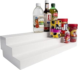 Dial Industries 3 Tier Adjustable Canned Goods Shelves for Kitchen Cabinet and Pantry Organization