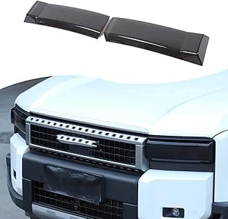 Smoked Headlight Cover Compatible with Toyota Land Cruiser 250 Prado J250 LC250 2024 2025 2026, Front Head Light Lamp Trim Guard Cover