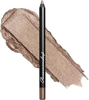 Romanovamakeup Sexy Smoky Eye Pencil MAKE A WISH. Professional Eye Liner - GOLDEN METALLIC SHADE, Long-Lasting Formula to Wear, Radiant Look with Eye-Makeup Pencil Sexy Smokey Eyes in a Flash!