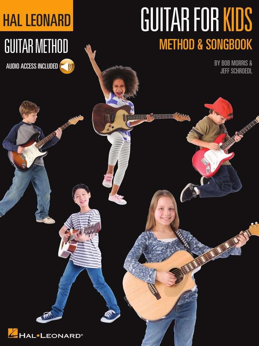 Guitar for Kids – Beginner Guitar Method and Songbook | Step-by-Step Lessons with Fun Songs | Easy-to-Follow Chords, Strumming, and Melodies | Includes Online Audio for Play-Along Practice