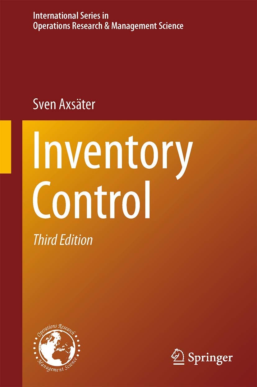 Springer Inventory Control Hardcover – Big Book, 15 July 2015
