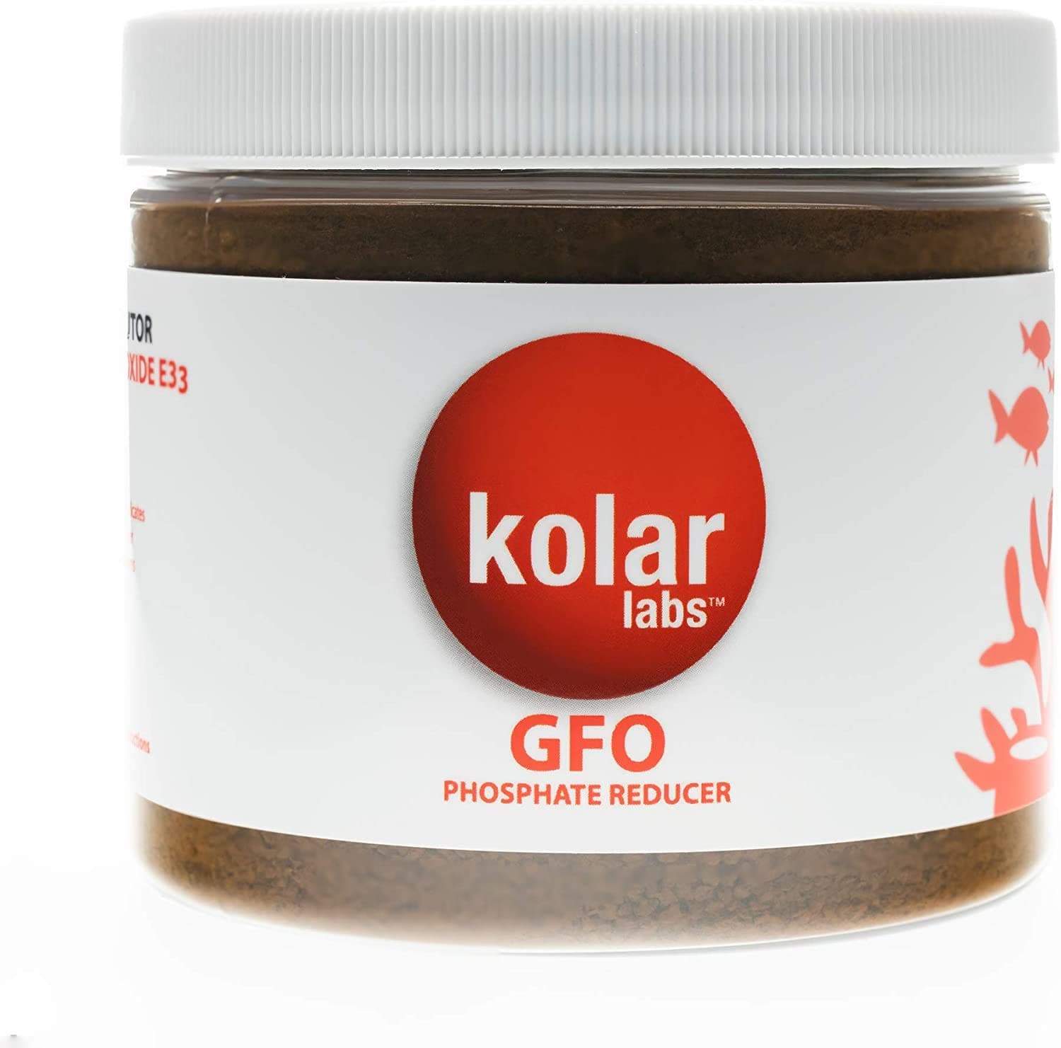 Kolar Labs GFO Bayoxide E33 Phosphate Remover – for Freshwater and Saltwater Aquariums, Reef Tanks, Promotes Coral Health, 250g